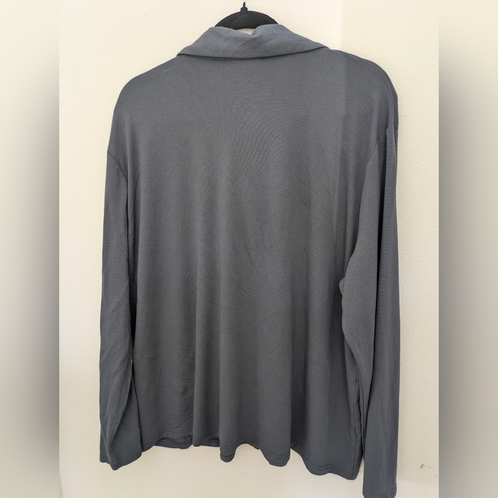 Target new women's Sleepwear Top Pajama Long Sleeve Soft Viscose Button Up Sz 20 - Picture 3 of 7